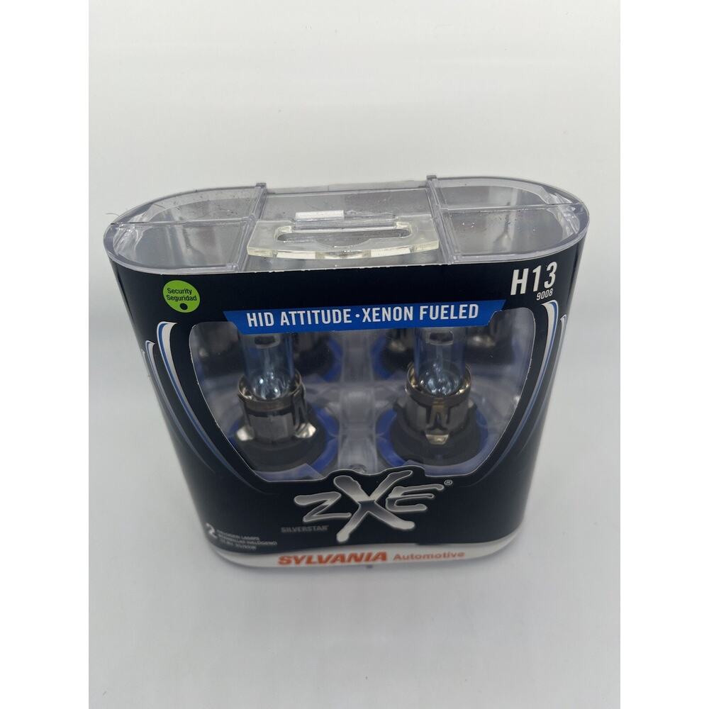 Sylvania Silverstar H13 9008 Pair Set Headlight Bulbs HID Attitude Xenon Fueled